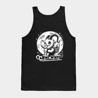 Cute Krampus Spooky Christmas Folklore Tank Top